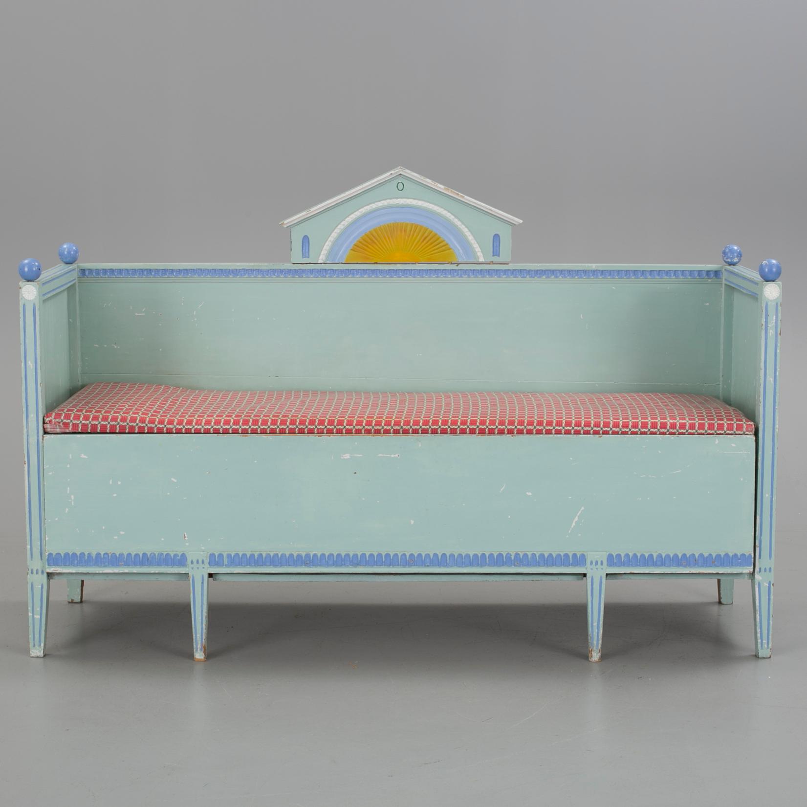 SOFFA, gustaviansk, omkring 1800.