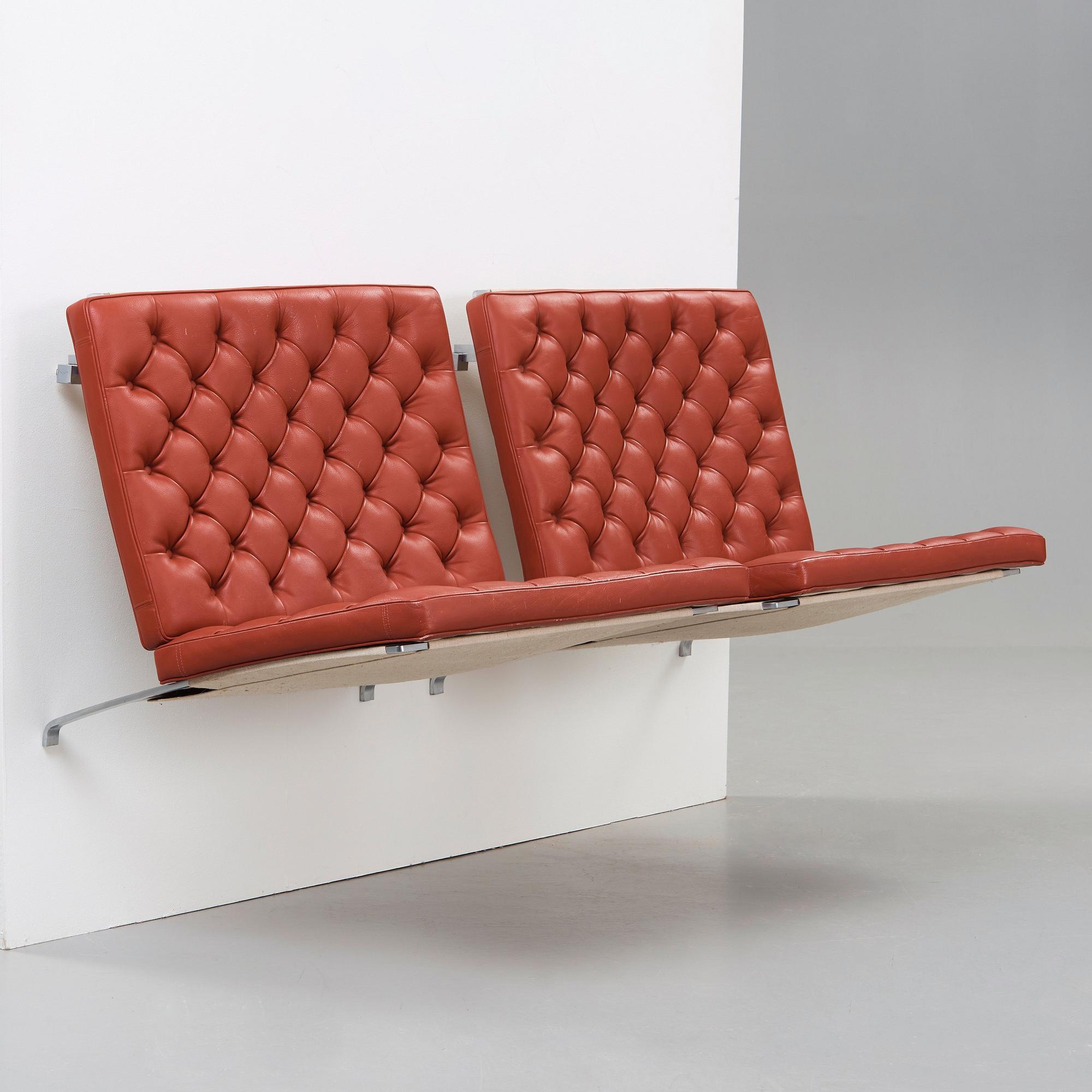 Poul Kjaerholm, fåtöljer, ett par "PK26", edition Fritz Hansen.