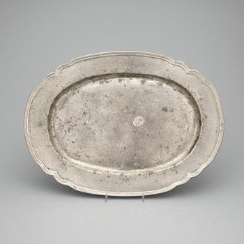 FAT, tenn, rokoko, Olof Artedius, verksam 1753-79 i Jönköping.