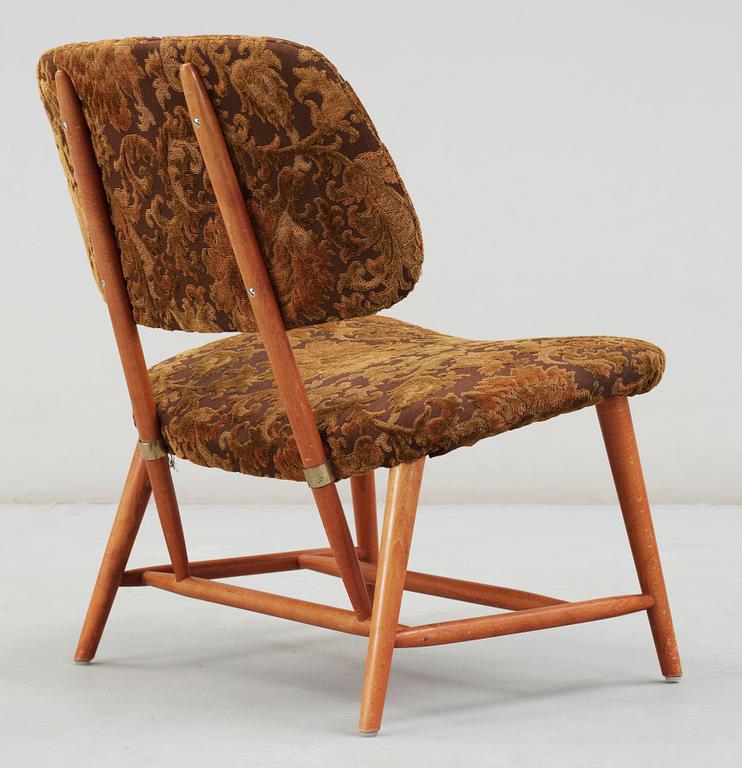 STOL, "TeVe", Alf Svensson, för Studio, Ljungs Industrier. Modellen Formgiven 1953.