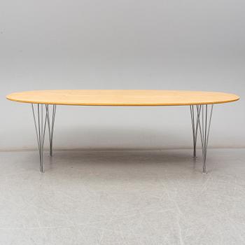 PIET HEIN & BRUNO MATHSSON, a 'Superellips' birch table, Mathsson International AB/Fritz Hansen.