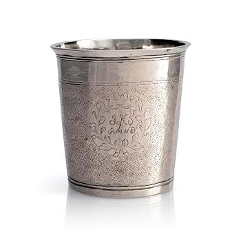 219. A Danish silver beaker, probably Joen Joensen, Denmark 1725-1730.