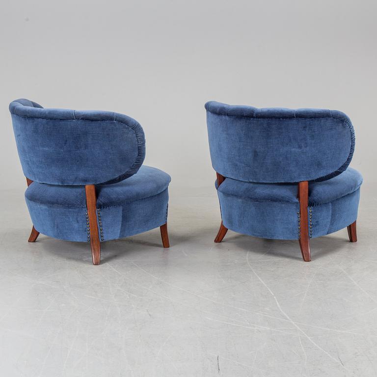 OTTO SCHULZ, fåtöljer, ett par 'Schulz', Jio Möbler.