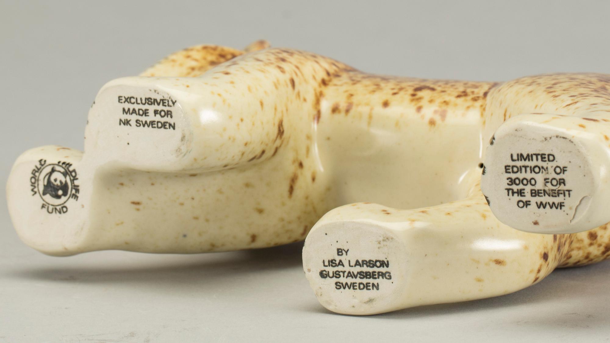 FIGURIN, stengods, Lisa Larson, Gustavsberg för WWF.