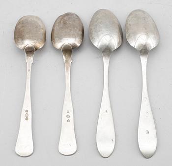 MATSKEDAR, 4 st. Silver. Tot ca 230 g.