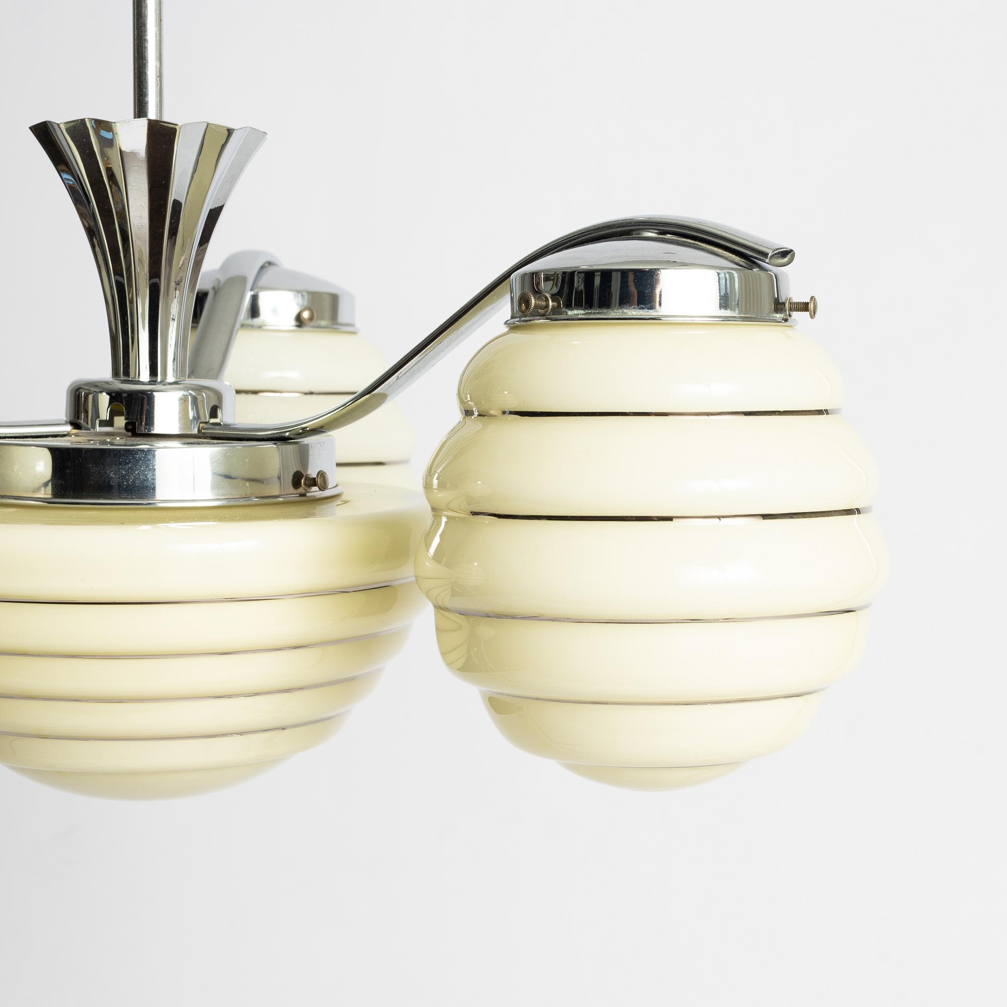 Pendant light, Art Deco, 1920s.