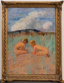 VENNY SOLDAN-BROFELDT, CHILDREN AT THE BEACH.