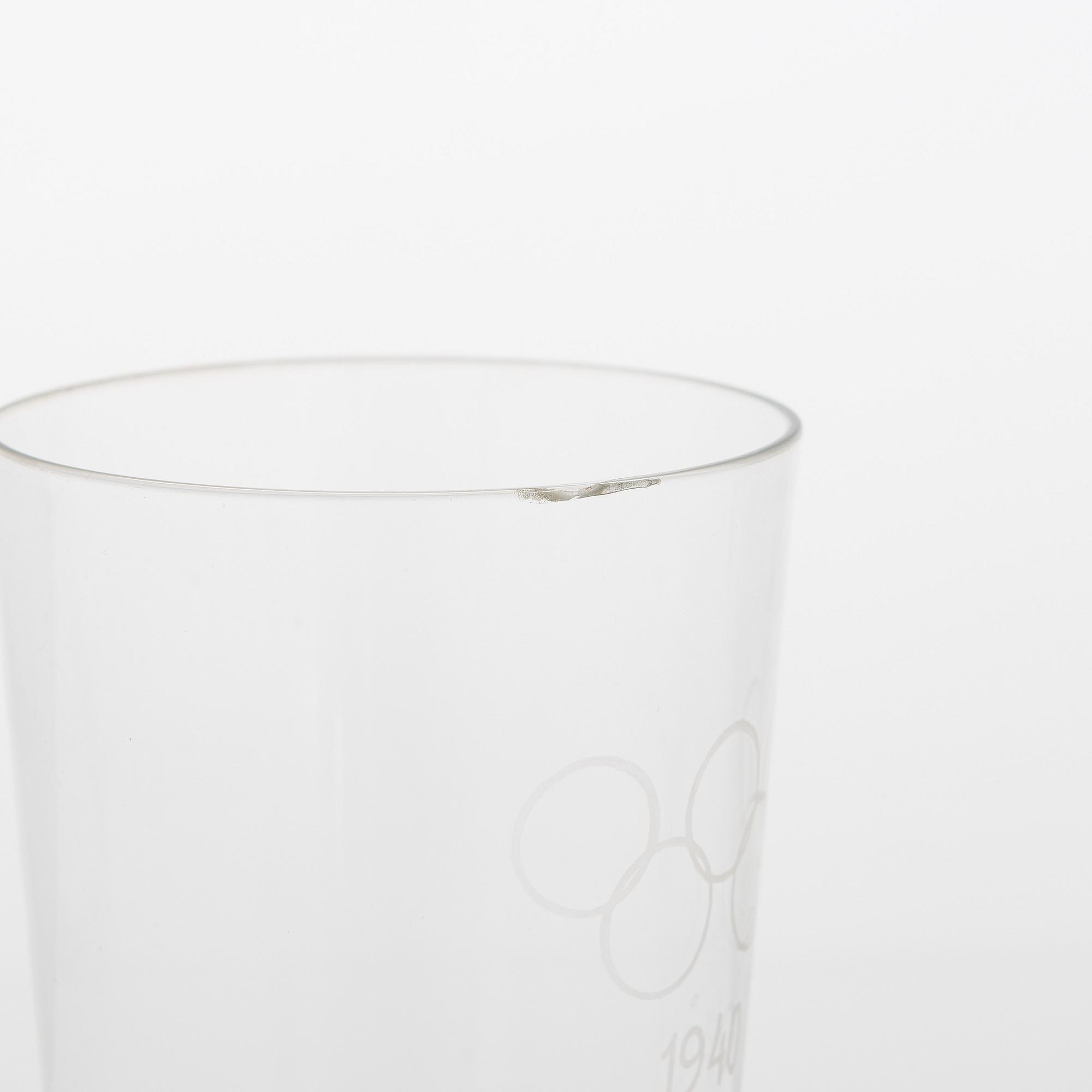 A set of 10 Olympic Games drinking glasses for the planned Summer Olympics in Helsinki 1940.