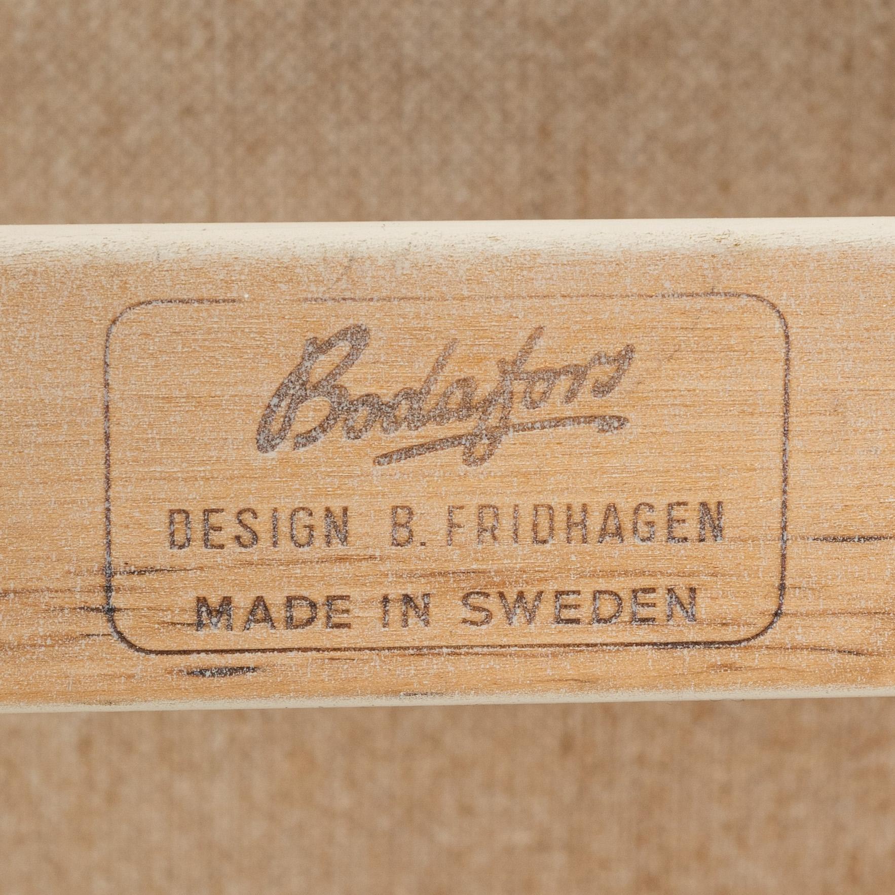 Bertil Fridhagen, a pair of bedside tables, Bodafors, 1960's.