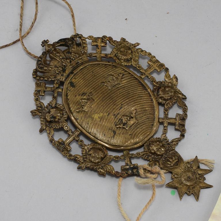 UNIFORMSMÖSSOR, 2 st, 1800-talet.