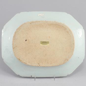 STEKFAT, porslin, Kina 1700-tal,