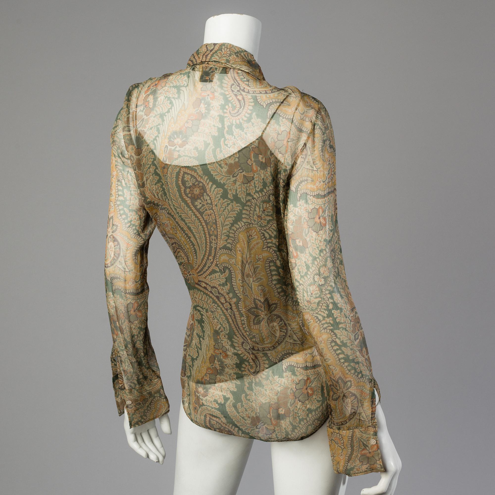 Jacket and blouse by Ralph Lauren.