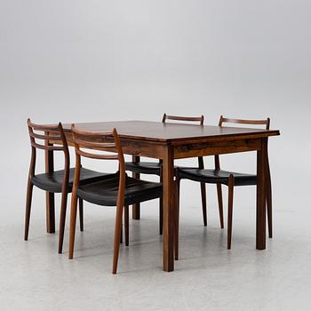 Niels Otto Møller, matgrupp, 5 delar, JL Møller, Danmark, 1965.