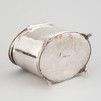 Sven Floberg, sockerskrin, silver, empire, Stockholm 1812.