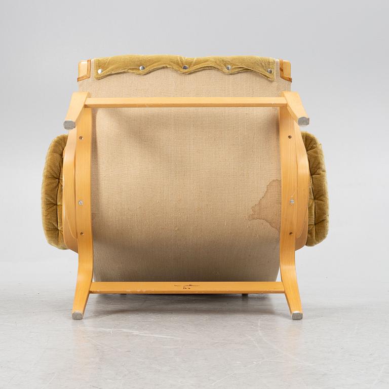 Bruno Mathsson, a "Pernilla" armchair, Dux, Sweden, second half of the 20th century.