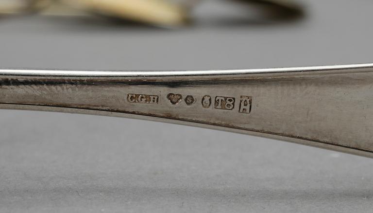 PARTI SILVER, bland annat J. Torstrup Norge, 1900-tal. Vikt ca 513 gram.