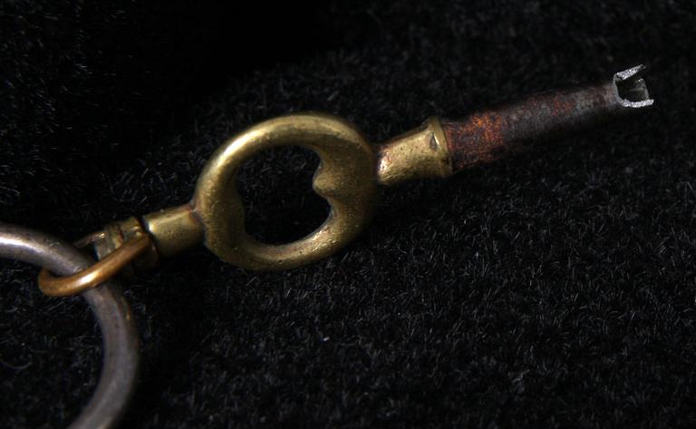 FICKUR, delvis silver, 1700/1800-tal.