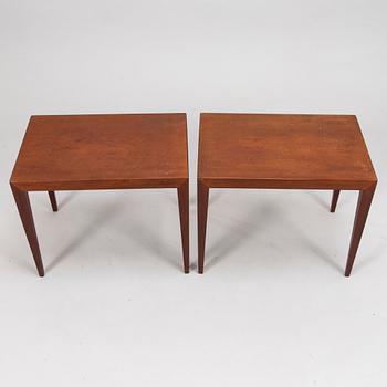 SEVERIN HANSEN, SIDOBORD, ett par, Haslev Møbelfabrik, Danmark 1960-tal.