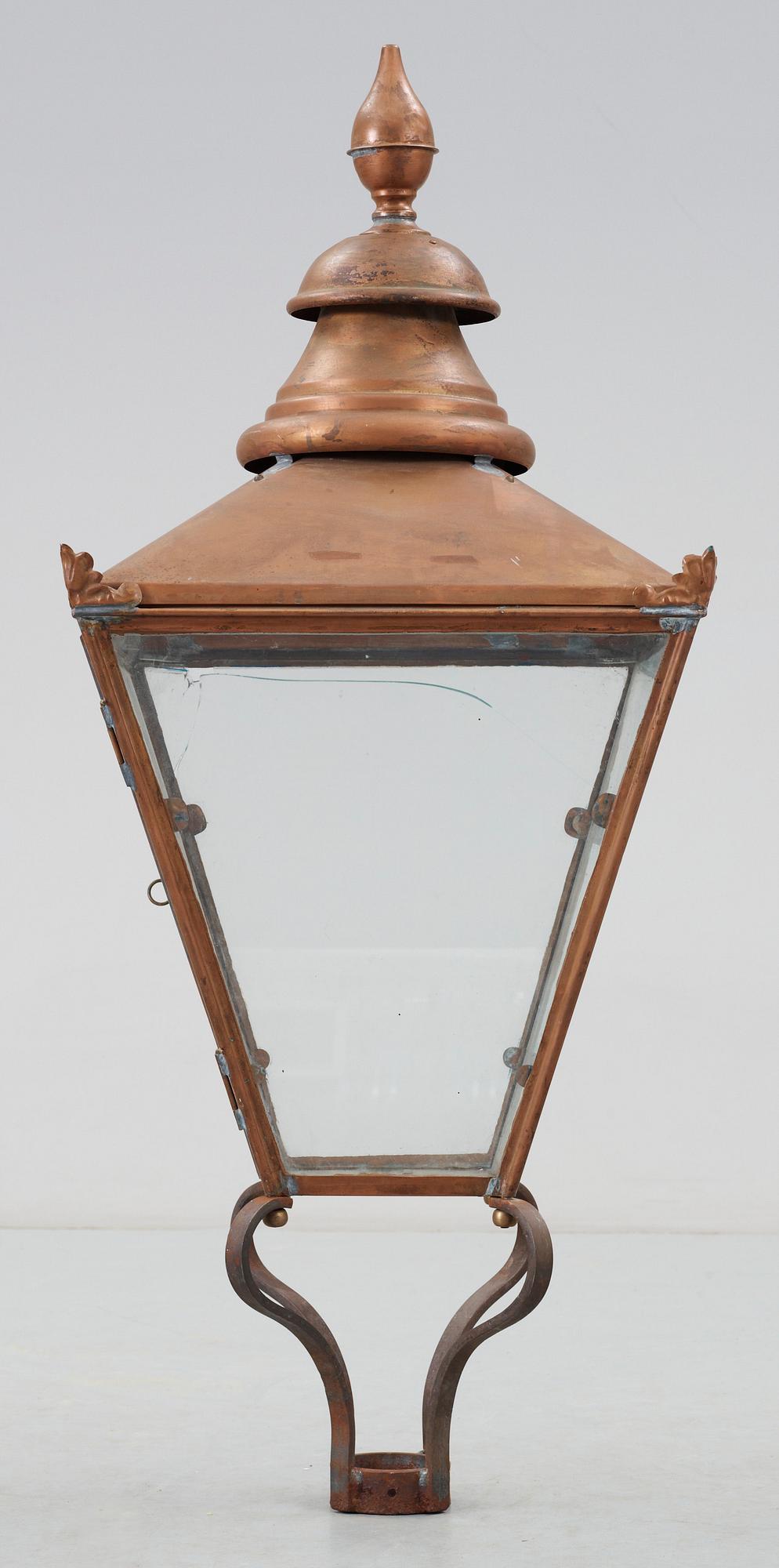 LYKTHUS, koppar, 1800/1900-tal.