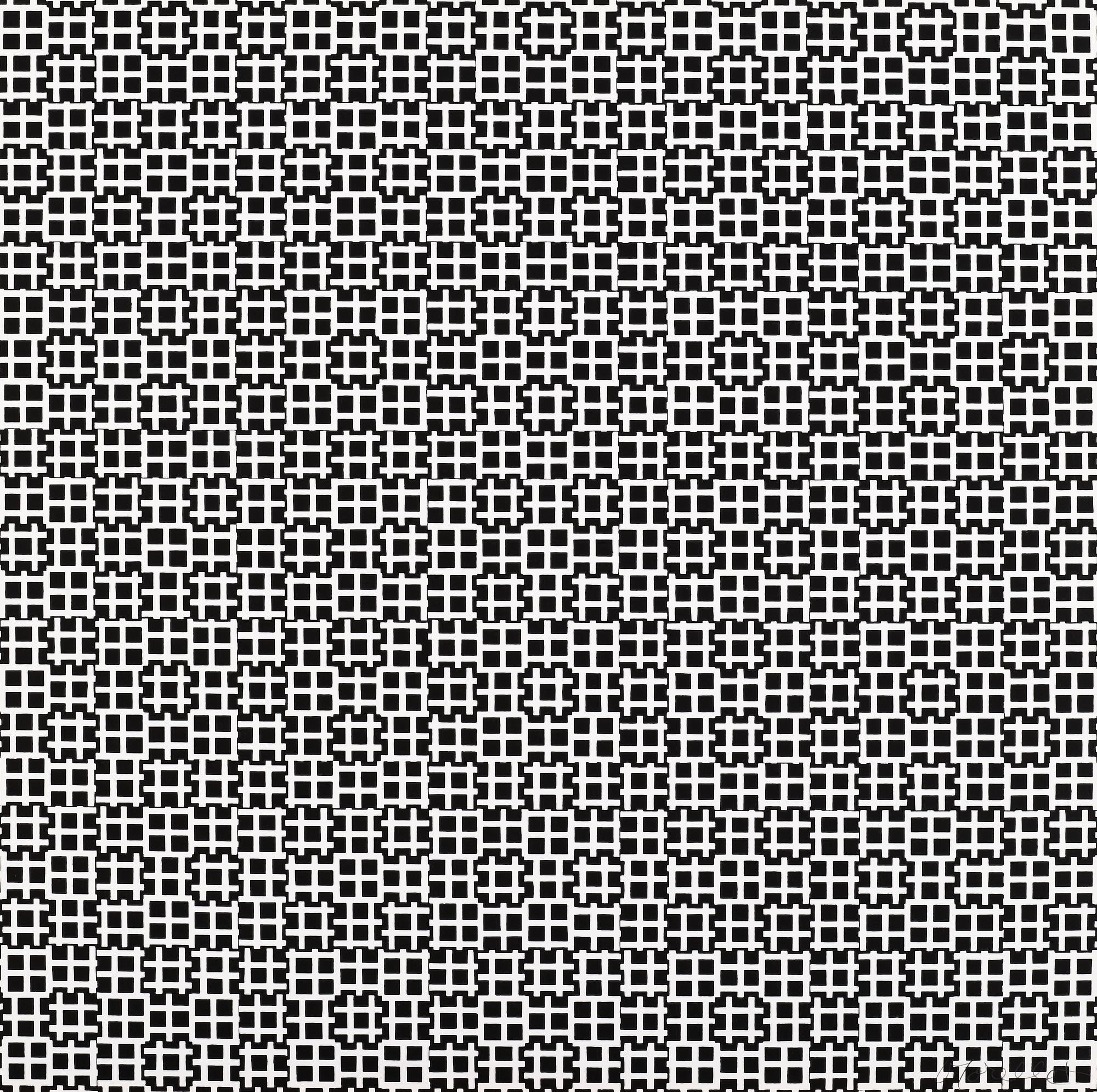 Francois Morellet, "Trames".