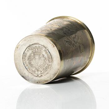 Bägare, silver, Königsberg, omkring år 1800.