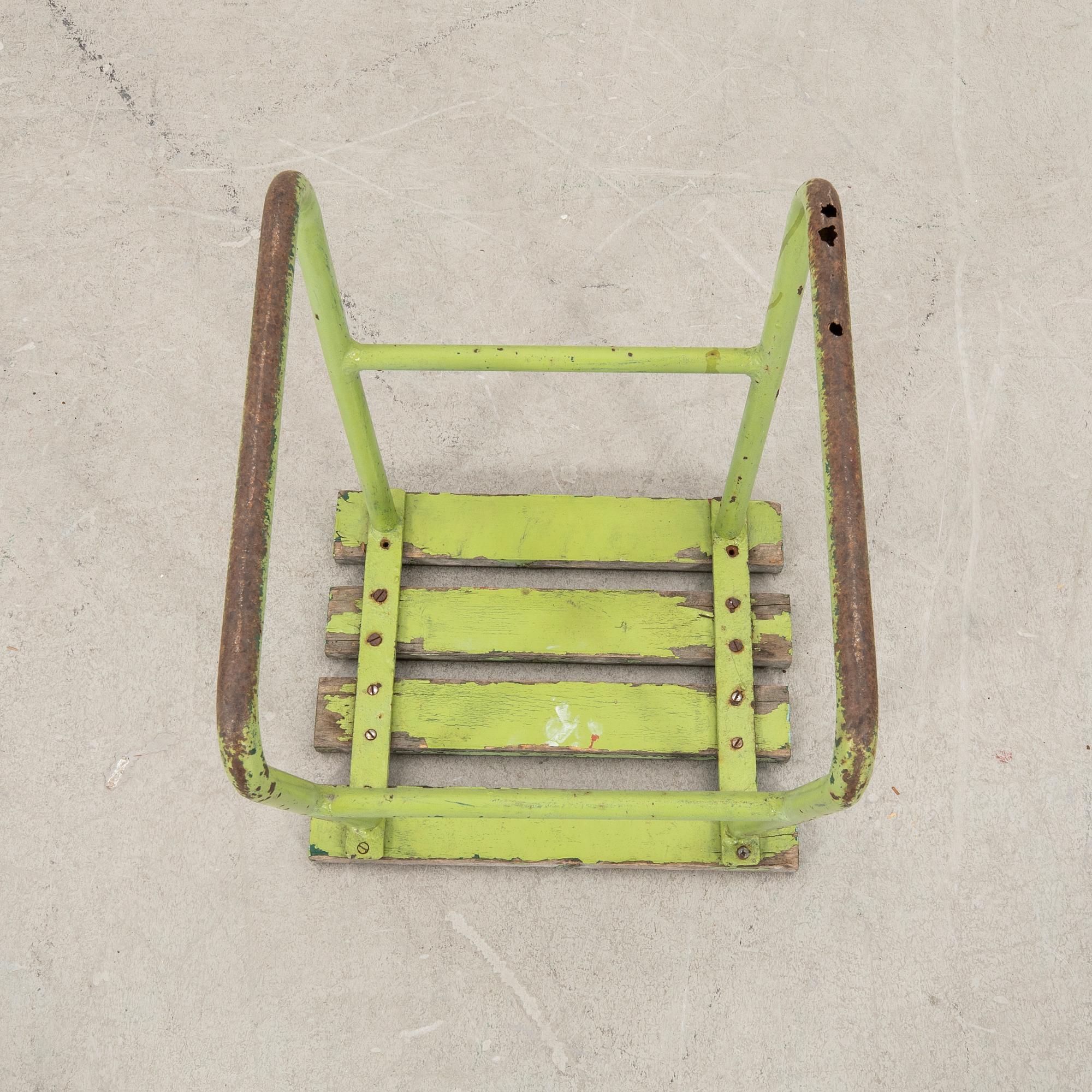 Stool  Aug. Louhen Rautasänkytehdas, Finland 1930's.