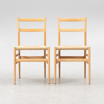 Gio Ponti, A pair of 646 Leggera chairs, Cassina.