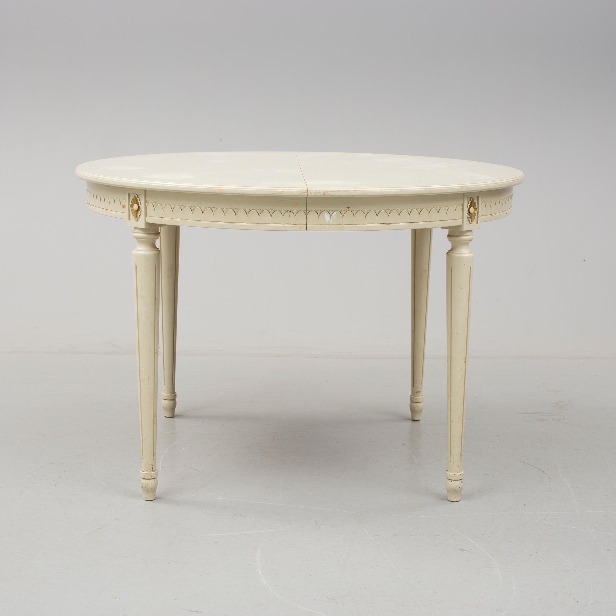 MATBORD, Gustaviansk stil, 1900-talets andra hälft.