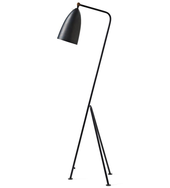 Greta Magnusson Grossman, a "G-33" (Grasshopper) floor light for Bergbom's, Malmö, Sweden 1950's.