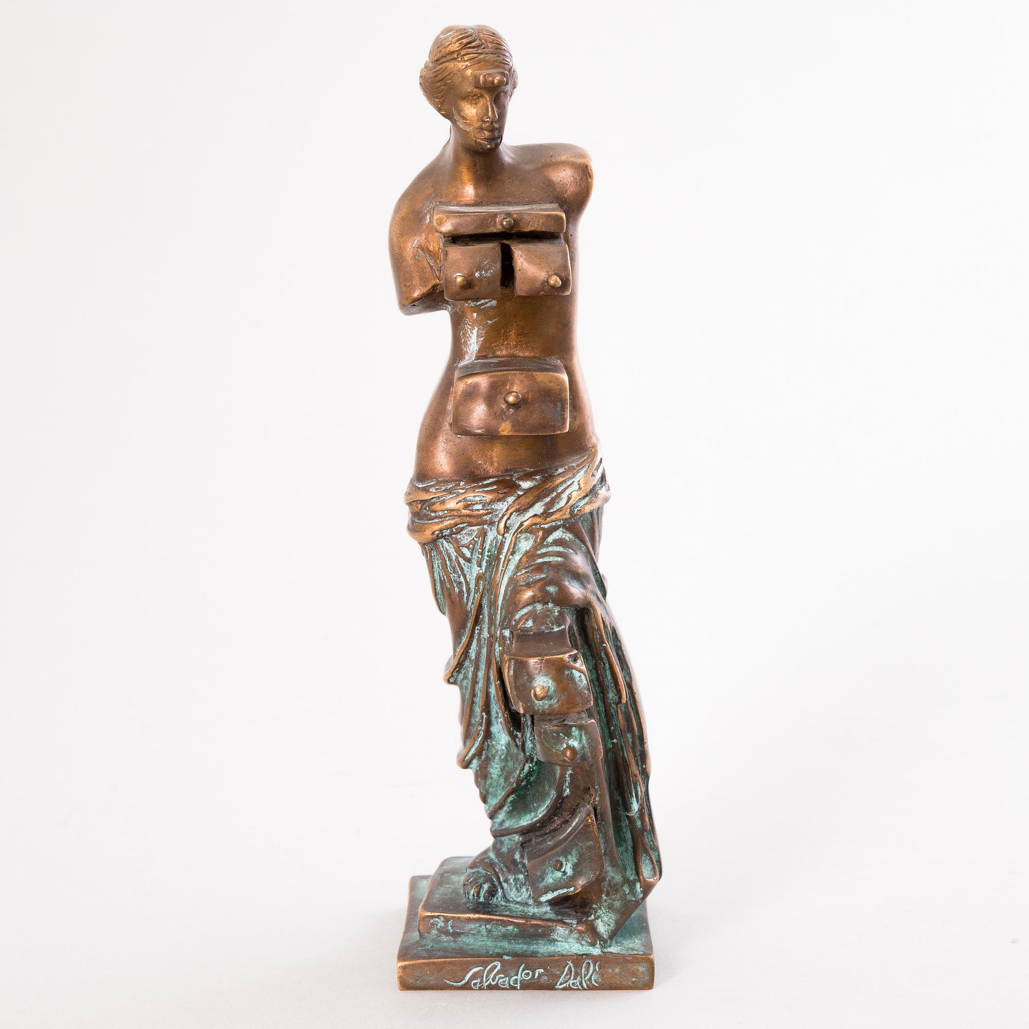 SALVADOR DALÍ, bronze, signed, numbered 120/VM. Stamped Gjuteri Airaindor Valsuani.