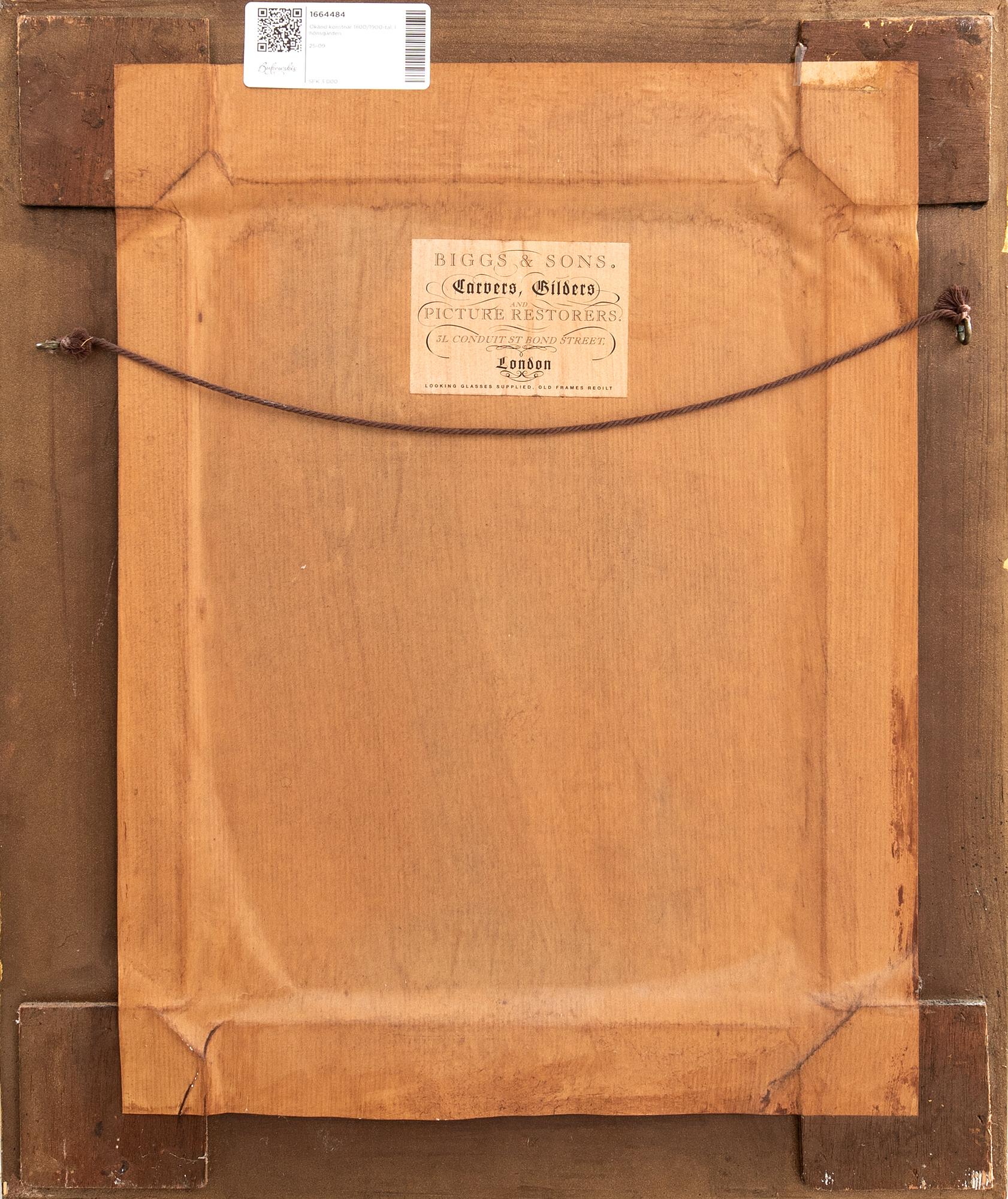 Unknown artist 19th/20th century, In the henhouse.