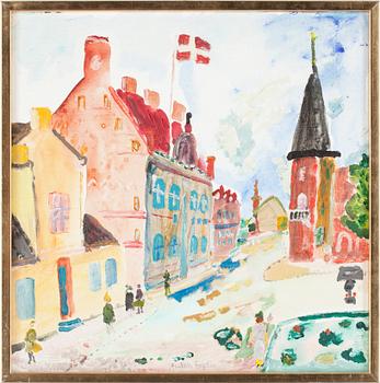 ANDERS FOGELIN, 2 st, olja på pannå, signerade.