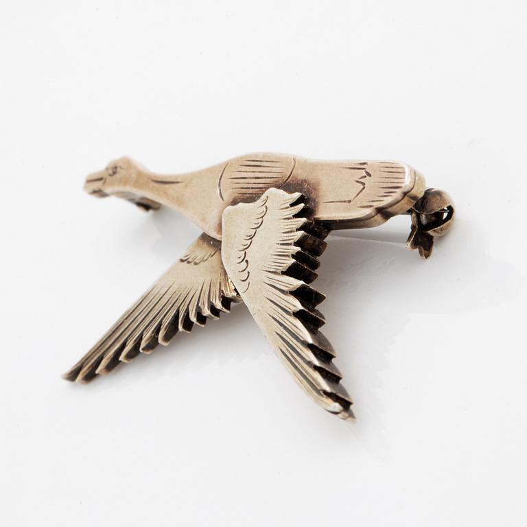 Wiwen Nilsson, brosch, sterlingsilver.