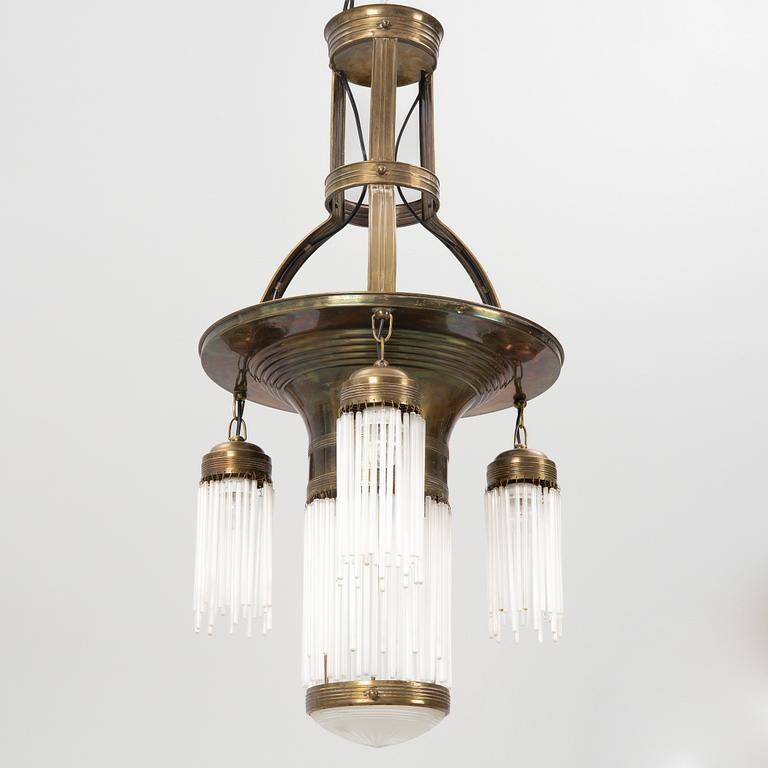 Taklampa, jugend, 1900-talets början.