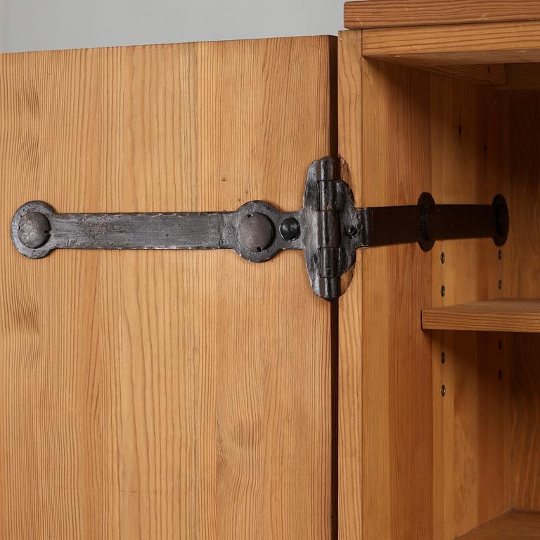 Axel Einar Hjorth, a 'Lovö' stained pine cabinet, Nordiska Kompaniet, Sweden 1930's.