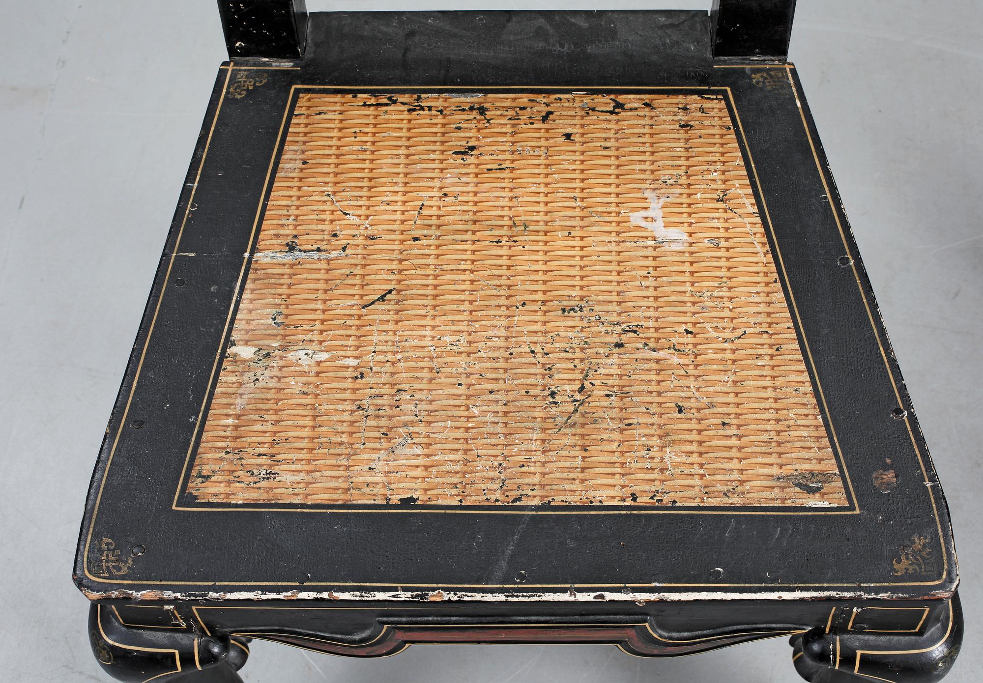 STOLAR, ett par, barock, 1700-tal.