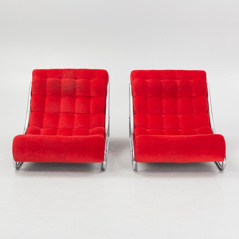 Gillis Lundgren, a pair of "Impala" armchairs, IKEA, Sweden.