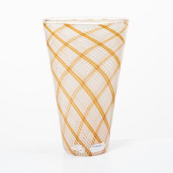 Dino Martens, vas, glas, "Reticello", Aureliano Toso, Murano, Italien.