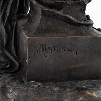 Mathurin Moreau, efter. Skulptur, brons, Frankrike, 1900-tal.