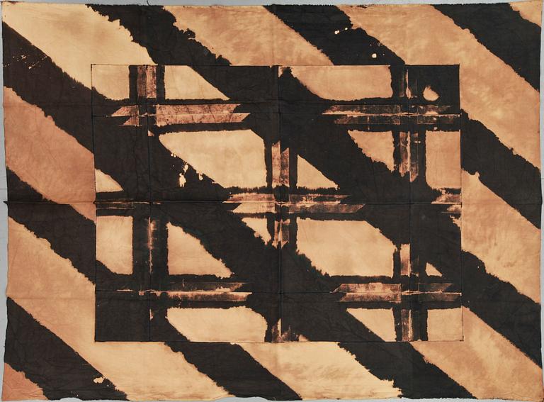 VIVIEN ISNARD, blandteknik på duk, ej sign.