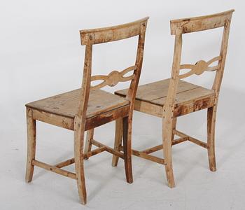 STOLAR, 4 st. Allmoge 1800-tal.