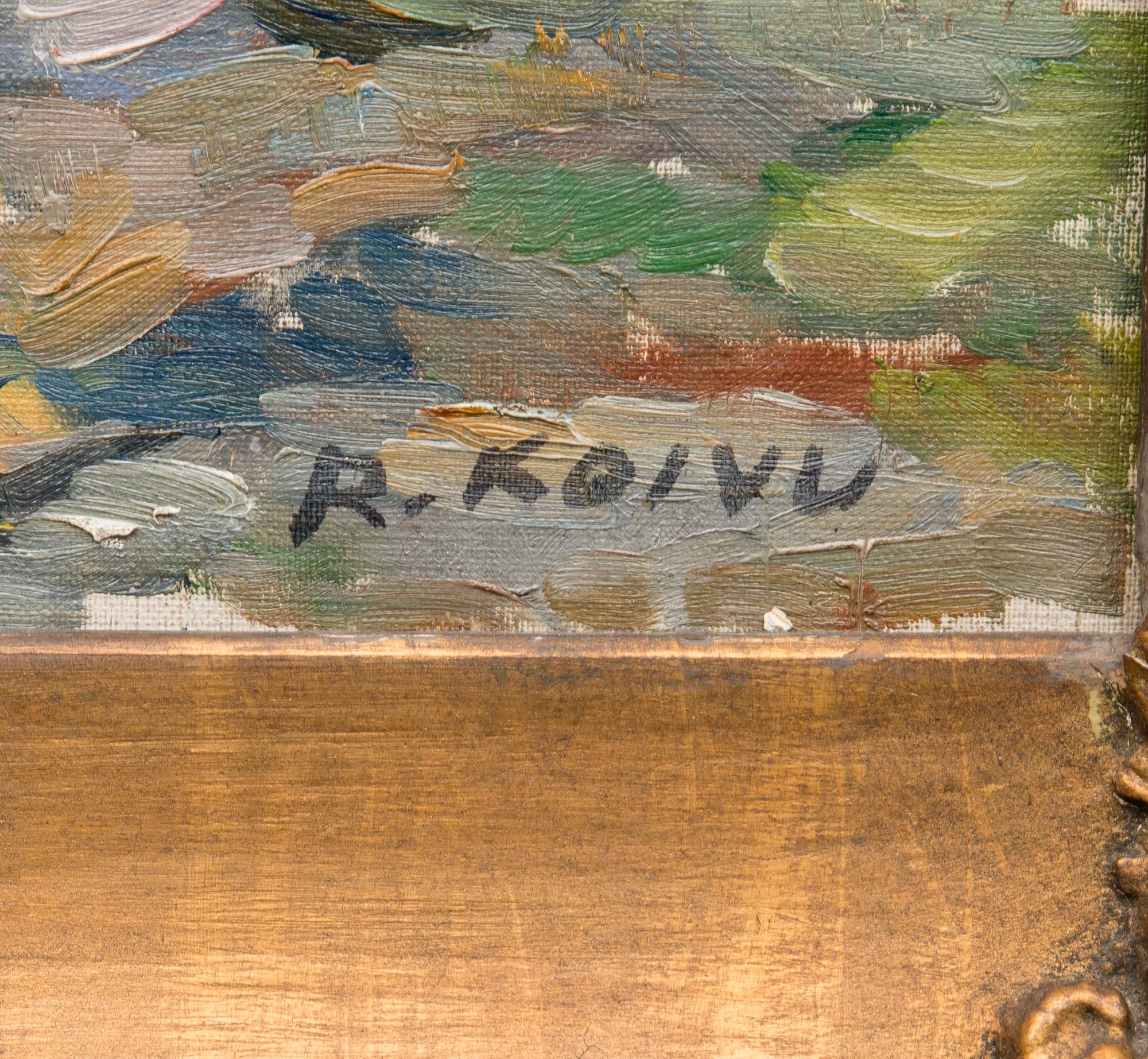 oil on canvas, signed.