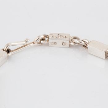 WIWEN NILSSON, bracelet, silver, Lund, 1970.