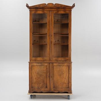 Bookcase, late Empire style, mid-19th century.