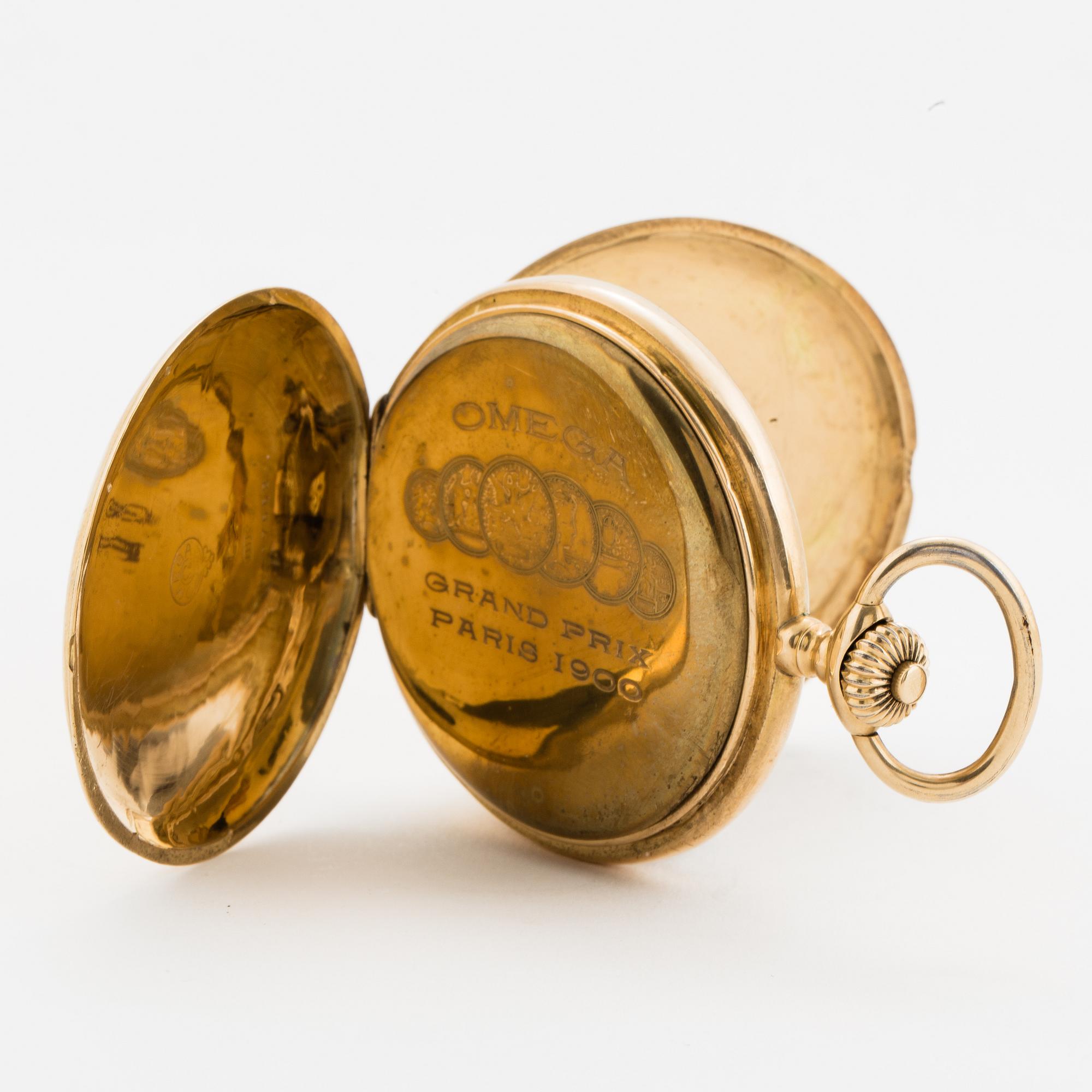 Omega, fickur, savonett, 50 mm.