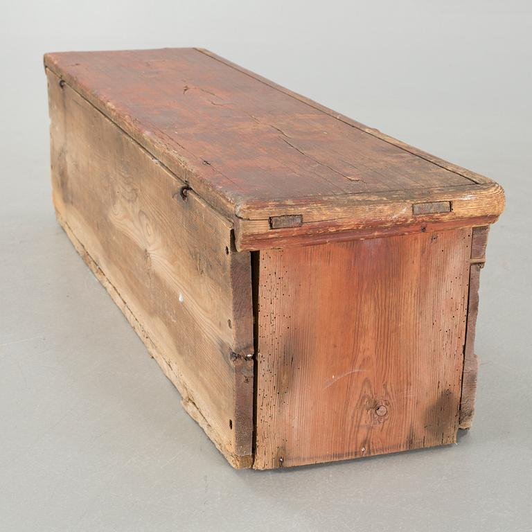 A folk 19th century chest.