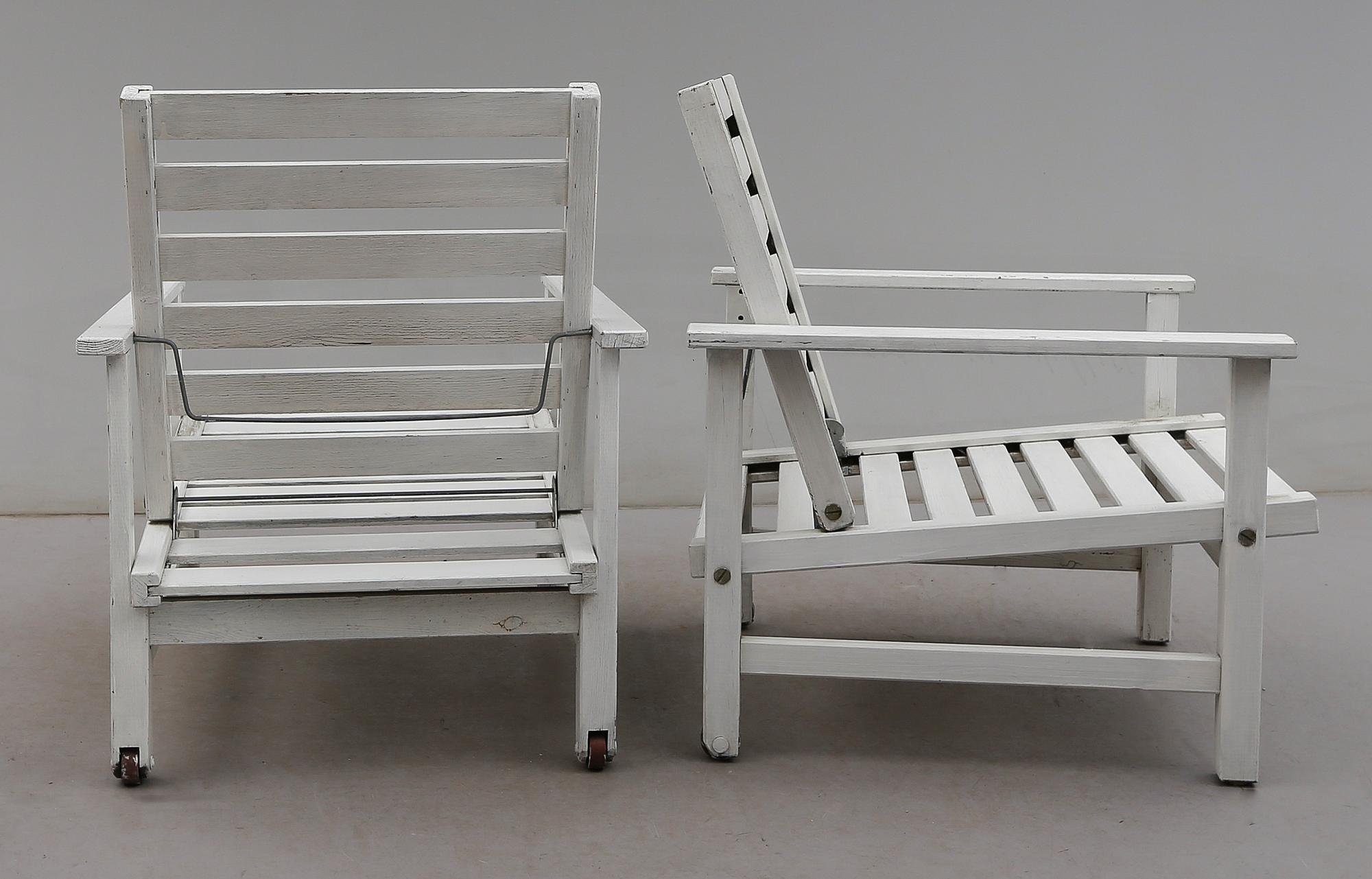 TRÄDGÅRDSMÖBLER, 3 delar, Elsa Stackelberg, Fri Form, 1900-talets andra hälft.