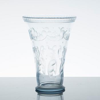 VAS, glas, Orrefors, 1900-talets första hälft.
