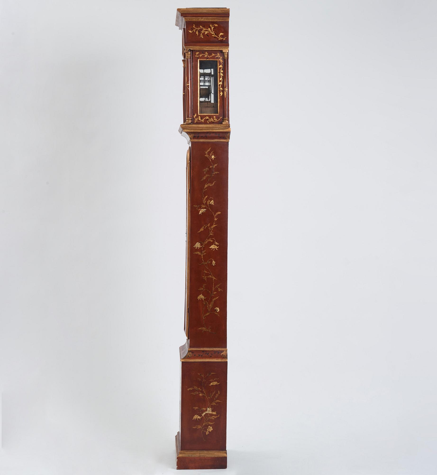 Golvur, märkt Herman Dreyer Holmia, Sverige 1700-talets mitt, Senbarock.