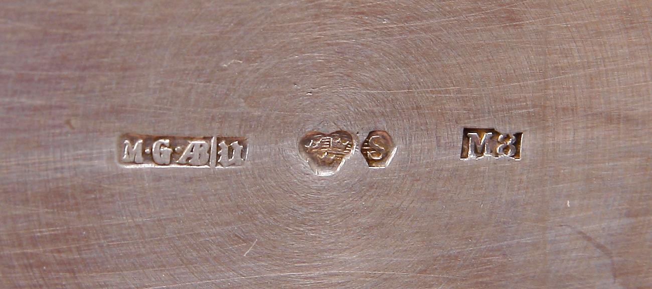 KAROTT MED LOCK, silver, MGAB, 1938.